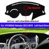 Чехол на приборную панель автомобиля, солнцезащитный коврик для Hyundai Veloster 2012 2013 2014 2015 2016 2017 2018 без звука