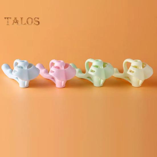 4 шт. детский держатель для карандашей эргономичный дизайн ручка корректор карандаши практика письма силиконовые накладки на пальцы помощь при захвате ручки