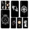 Эстетический чехол для телефона Moon Tarot Cat для Samsung Galaxy A52 A50 A70 A10 A30 A40 A20S A20E A02S A12 A22 A72 A42 A32 5G A04s