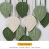 Handmade Boho Wall Decor Macrame Wall Hanging Pendant Creative Wall Art Leaf Tapestry  Homestay