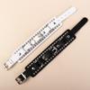 Jewelry Accessories Women Wristband PU Leather Bracelet Korean Hand Rope Rivet Chains Bracelets