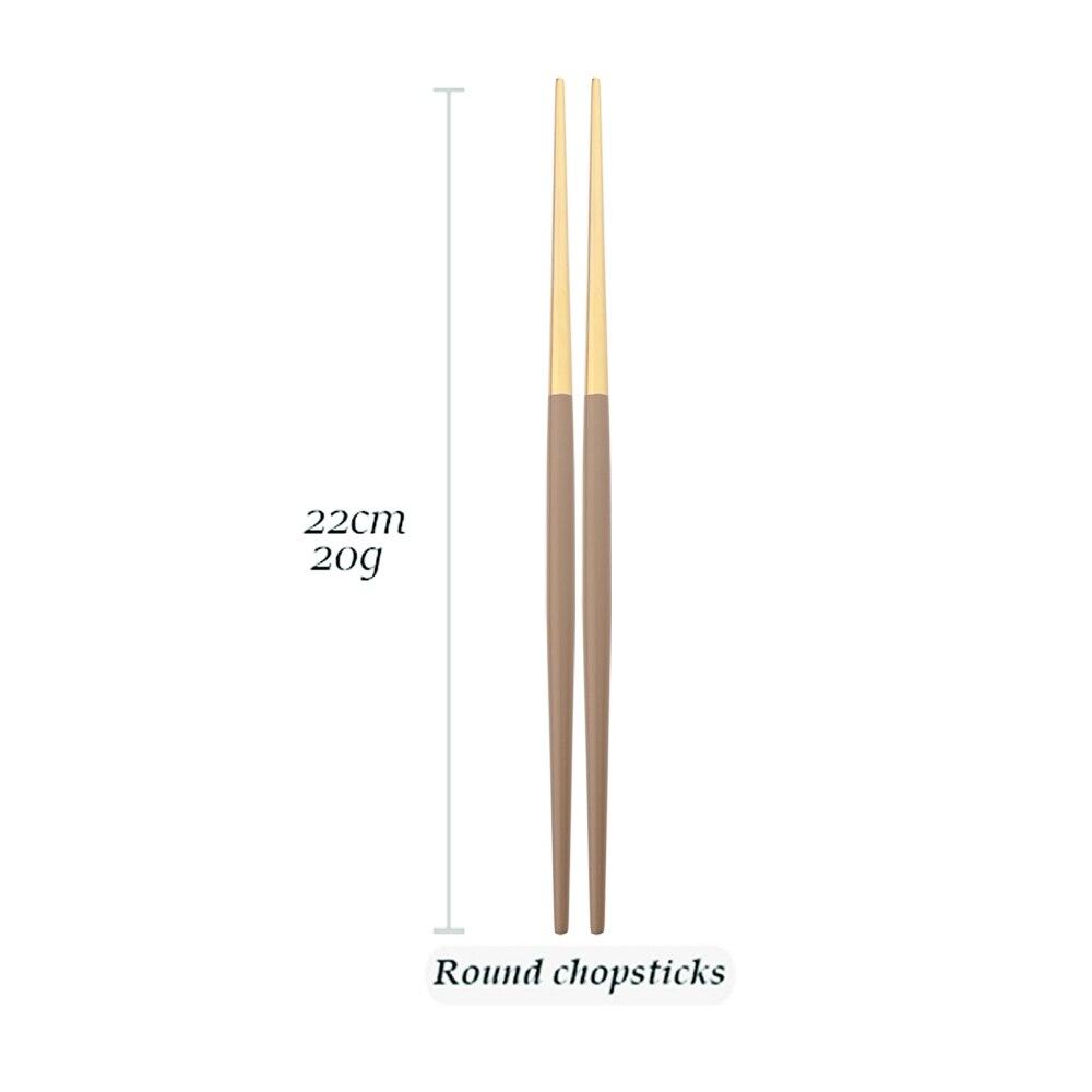 Набор столовых приборов из коричневого золота, столовое серебро, высококачественные столовые приборы, вилки, ножи, набор ложек для кухонного набора столовой посуды