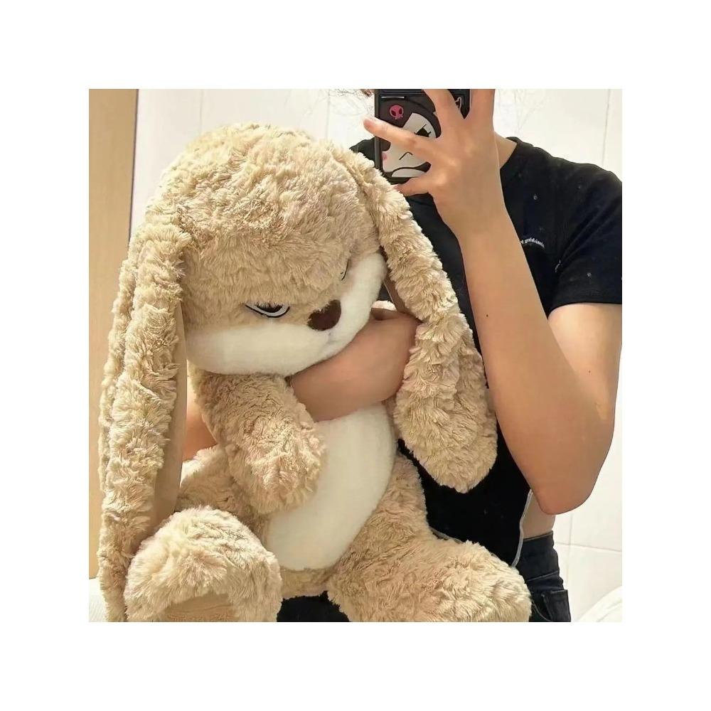 Large Size Angry Rabbit Plush Toy Cute Animal Plushie Doll Kawaii Stuffed Soft Toys Model Room Decor Birthday Gifts