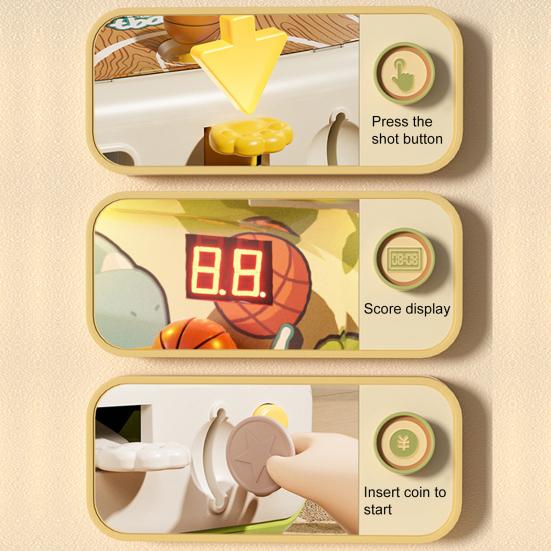Настольная игра «Животные», баскетбол, броски, мини-баскетбол, аркадный автомат для бросков с отображением счета, кролик