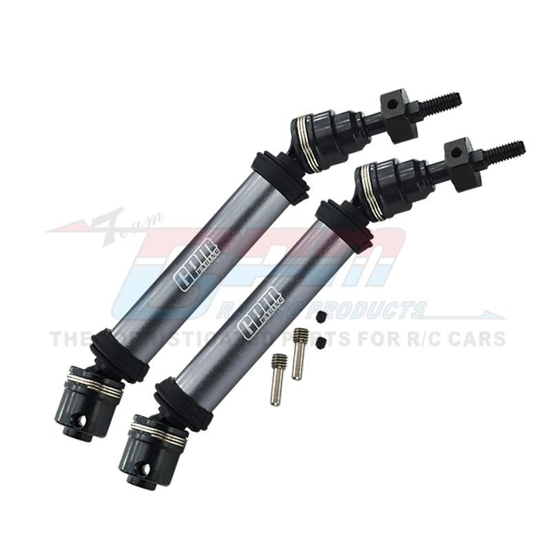 GPM Metal Aluminum Front Drive Shaft Assembly Front CVD Universal Joint 6851A 6851R 6851X for 1/10 Rustler Hoss Stampede 4X4 VXL