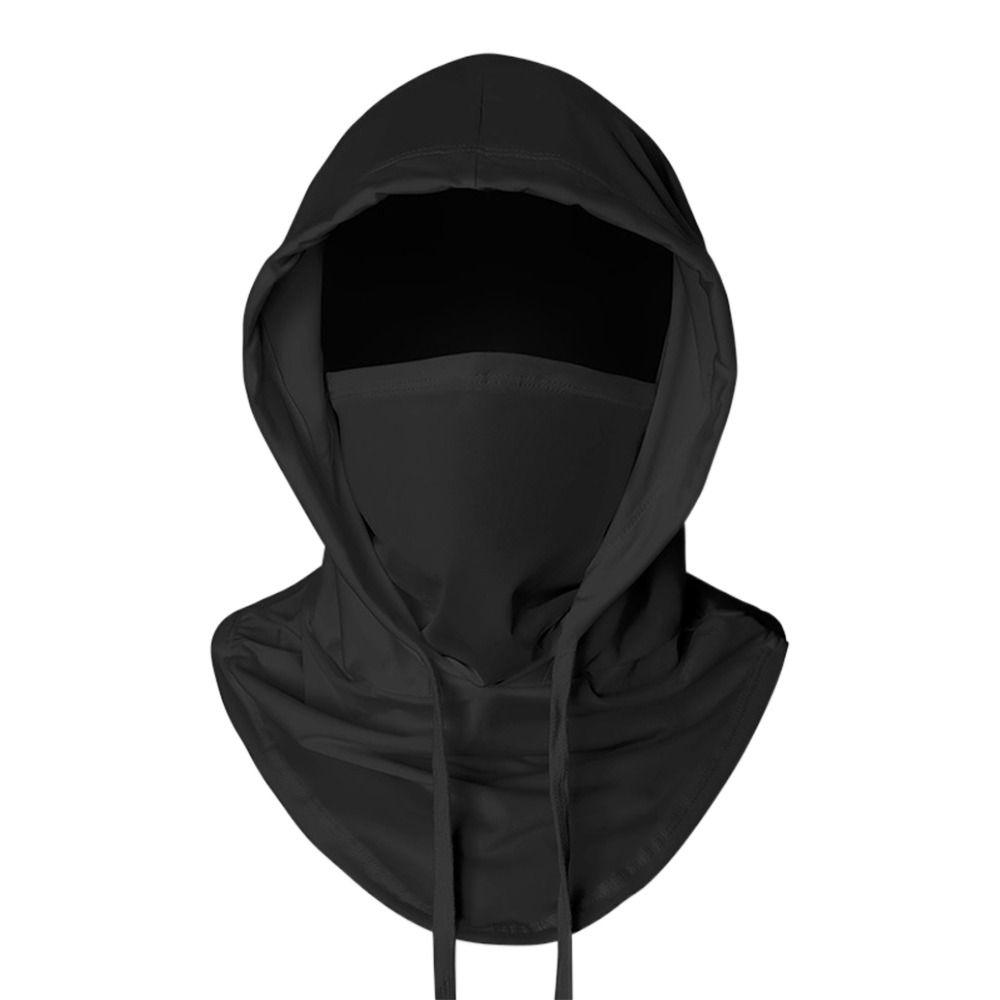 Solid Color Cooling Balaclava Quick Drying Sun UV Protection Headgear Outdoor Camping