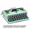 820 шт., строительные блоки для пишущей машинки, классические творческие идеи, машина, ретро, ​​микро-строительные блоки, игрушки для взрослых, детские рождественские подарки