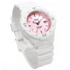Casio Аналоговые часы CASIO LRW-200H-4E3V женские детские дешевые Casio глянцевый белый x розовый металлик зарубежная модель