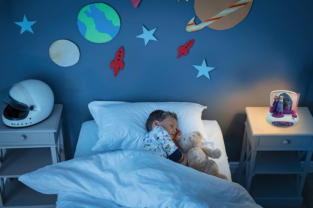 Lexibook Projector Alarm Clock with Sound Frozen Digital Clock Table Clock RP510FZ Genuine Product