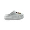 Crocs Кроксы Crush Clog из ЭВА Картофель фри Веселые Модные и Универсальные Удобные Повседневные Классические Туфли с Отверстиями Унисекс Белые