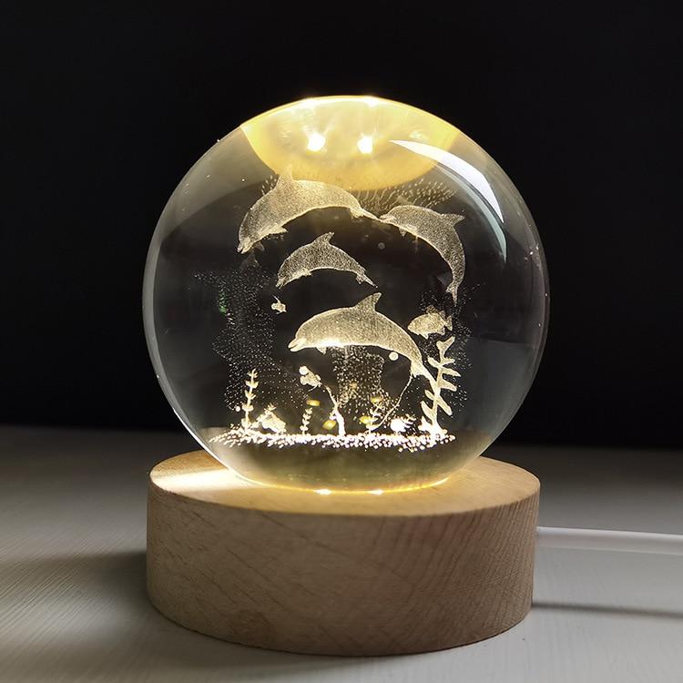 3D хрустальный шар, хрустальная планета, лазерная гравировка, глобус солнечной системы, астрономический подарок, подарок на день рождения, стеклянная сфера, украшение для дома