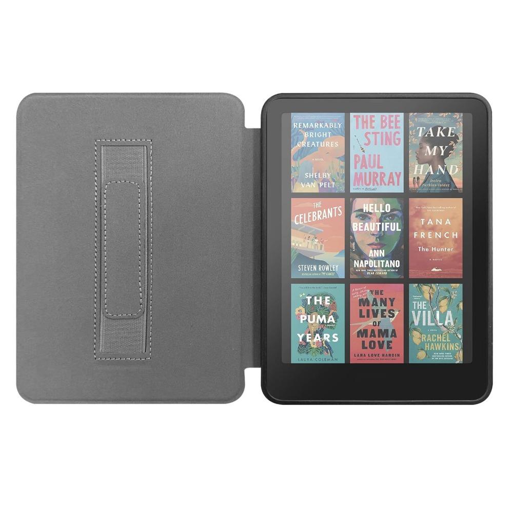 TPU Silicone for Kindle 2024 Cover for Paperwhite 12 7 Inch KPW with Hand Strap and Back Stand