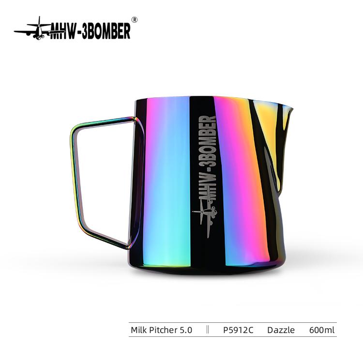 MHW-3BOMBER Кувшин для вспенивания молока из нержавеющей стали 500/600 мл Кувшин для вспенивания молока для капучино латте арт Аксессуары для домашнего бариста