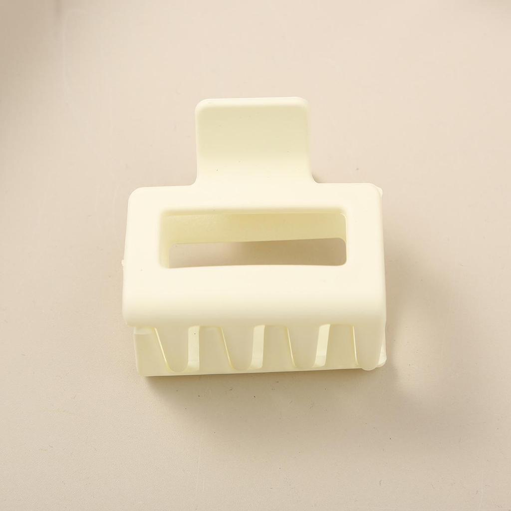 8.5CM x 10.5CM Rectangular Matte PS Hair Clip - Simple Shark Hair Accessory