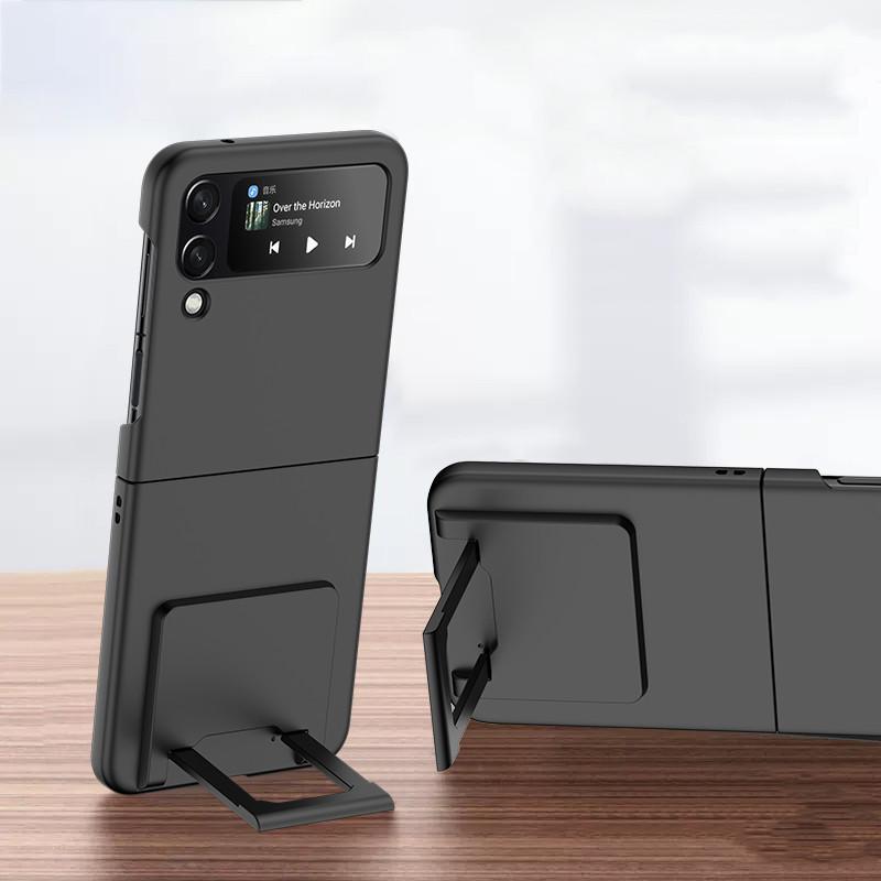 Для Samsung Z Flip 4 5g антидетонационный жесткий чехол для ПК для Samsung Galaxy Z Flip 4 Flip4 Zflip4 подставка-держатель модные аксессуары