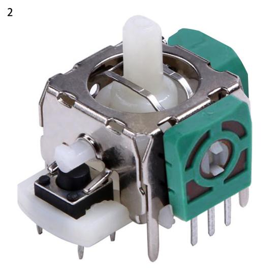 Геймпад Кнопка стрельбы 3D Вибрация Быстрый отклик Универсальная ручка для игры Джойстик Аналоговый стик для PS2/3/4 для Xbox360 для Xboxone