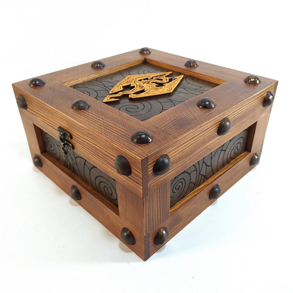 Ящик с крышкой World of Warcraft Орда 24,5x24,5x14 cm Дерево Лак