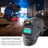 Welding Face Guard with Auto-Dimming Protection Heat-Resistant Welding Helmet Auto Darkening LCD Clear Welding Shield Grinding Hood Kit