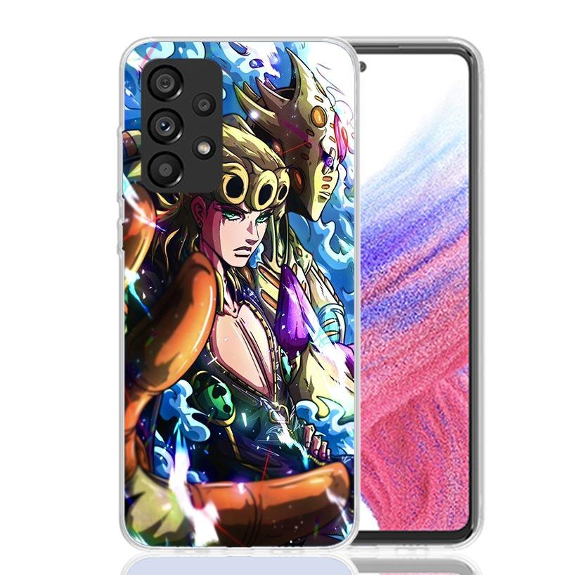 Чехол для телефона JoJo Adventure Giorno Giovanna для Samsung Galaxy A17 A16 A14 A15 A13 A57 A56 A54 A55 A53 A37 A36 A34 A35 A33 A26 A24