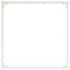 Lawn Edging 4 pcs. 60 x 60 x 20 cm Steel White