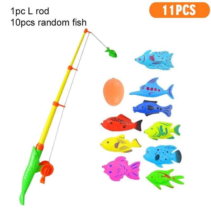 Магнитный набор для рыбалки Аксессуары для бассейна Милый мультяшный Вечеринка Сбор отдыха и развлечений Реквизит Летний уличный спорт TMZ