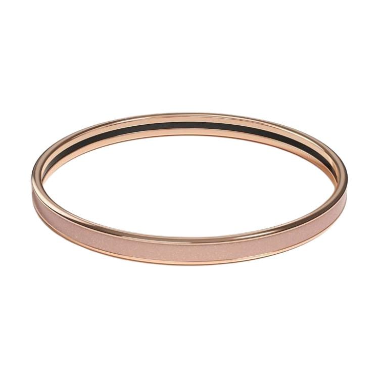 HERMES Enamel Bangles Women's Rose Gold H240016FOG3