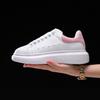 McQueen Little White Shoes Men's and Women's Summer New Leather Platform Leather Little White Shoes Men's Casual Sports Shoes Men's