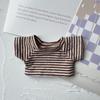 Accessories Casual Wear T-shirt Mini Clothes Tops for 10cm Cotton Doll for 10cm Cotton Doll