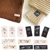 DIY Woven Supplies Cartoon Cat Clothes Labels Garment  Accessories Clothing Tags Handmade With Love
