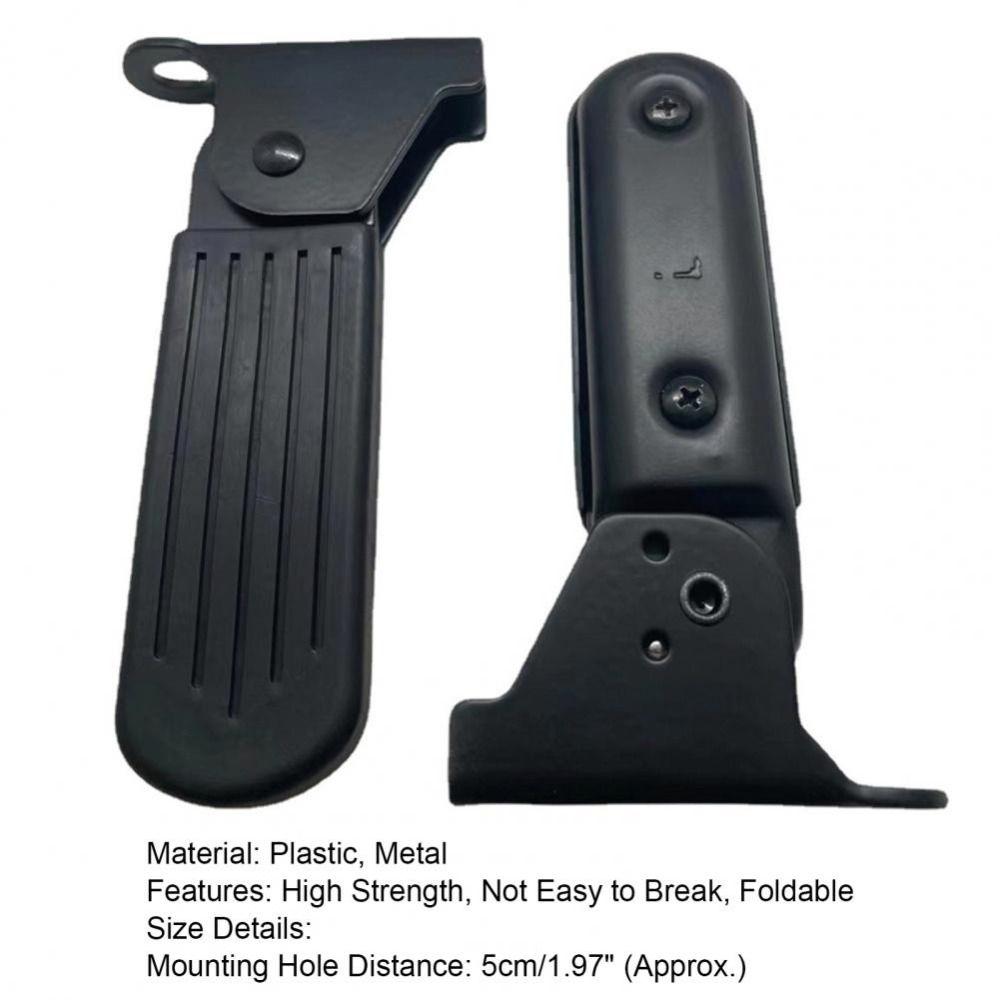 1 Pair Convenient Bike Rear Pedals Stable Bicycle Rear Seat Pedal Seats Treadle  Folding Bike