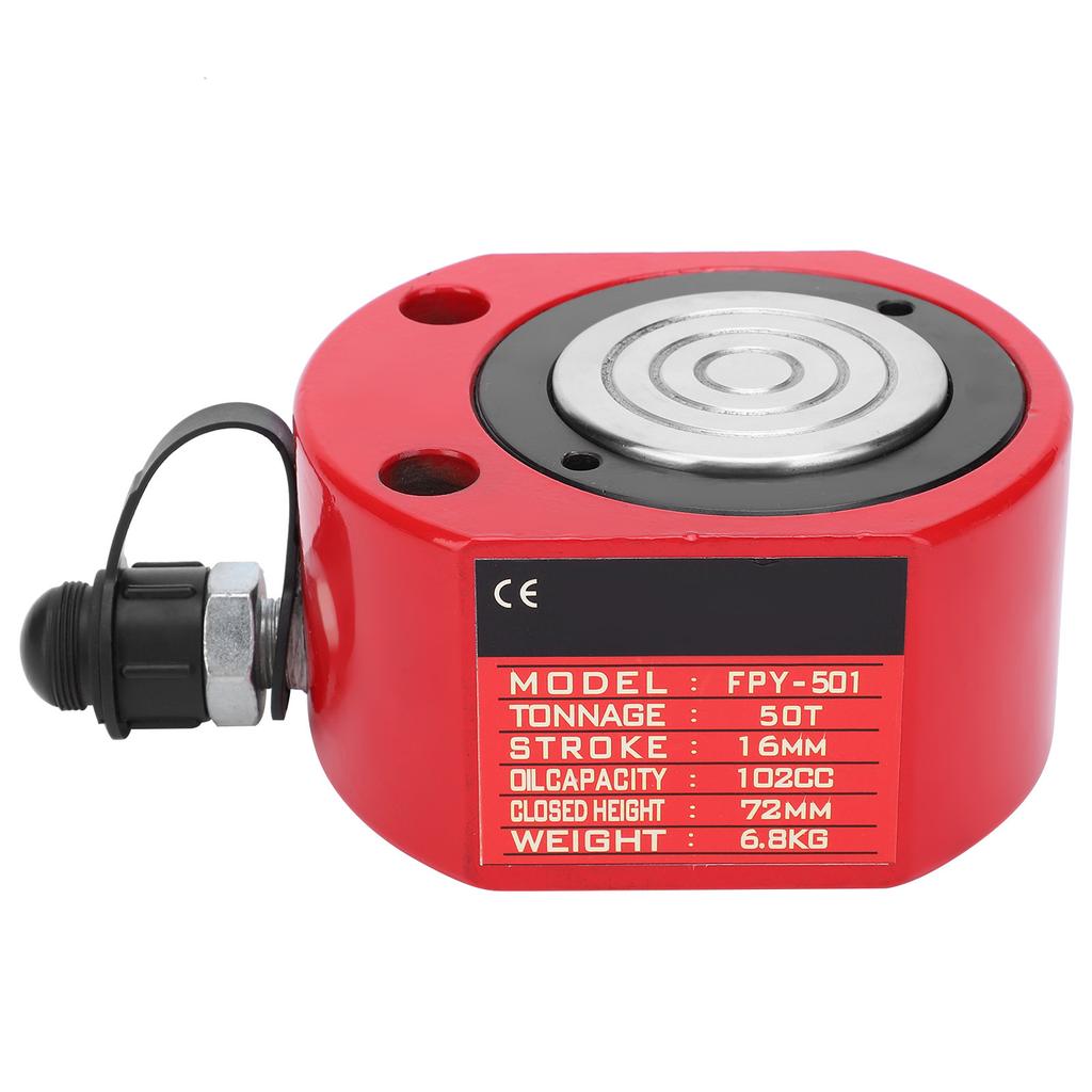 Раздельный гидравлический цилиндр Сверхтонкий для судостроения, нефтяной промышленности FPY501 50T