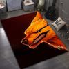 15 Sizes Japanese Mythology Fox K-Kurama Pattern Carpet Living Room Bedroom Sofa Decor Rugs Machine Washable Gifts for Friends