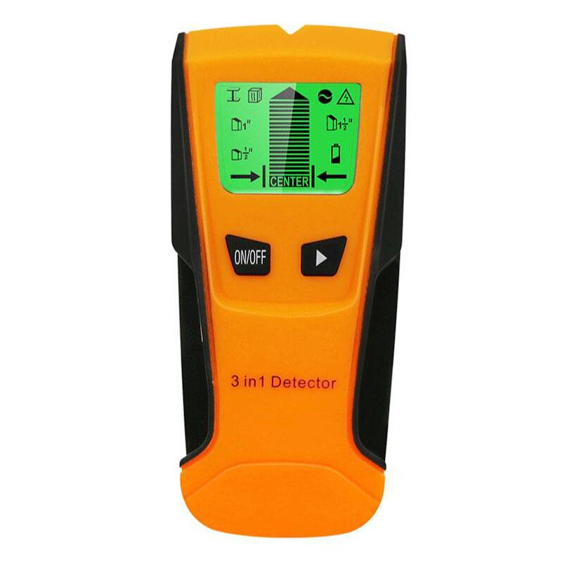 3-in-1 Wall Stud Finder Wood Studs Metal Detecion Detection of Live Cable Metal Depth Measurement Finder Wall Detector Scanner