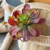 Мясистое искусственное суккулентное растение, реалистичный пластиковый искусственный кактус, настоящий на ощупь, реалистичная имитация, растение-бонсай, настольное украшение