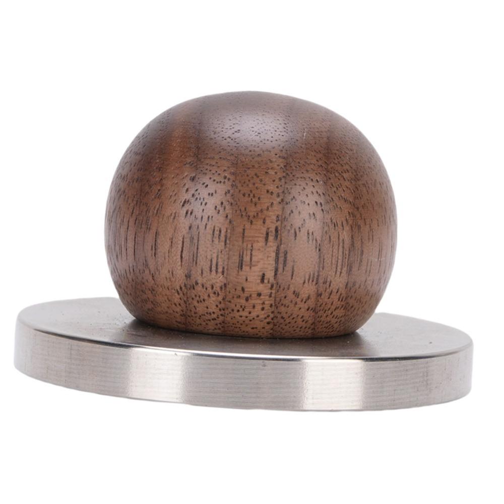 304 Stainless Steel Mini Coffee Tamper Wooden Handle Coffee Ground Press Espresso Accessory