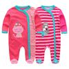Newborn Baby Clothes Long Sleeve Rompers Cotton 2Pcs Toddler Clothing 3-12M
