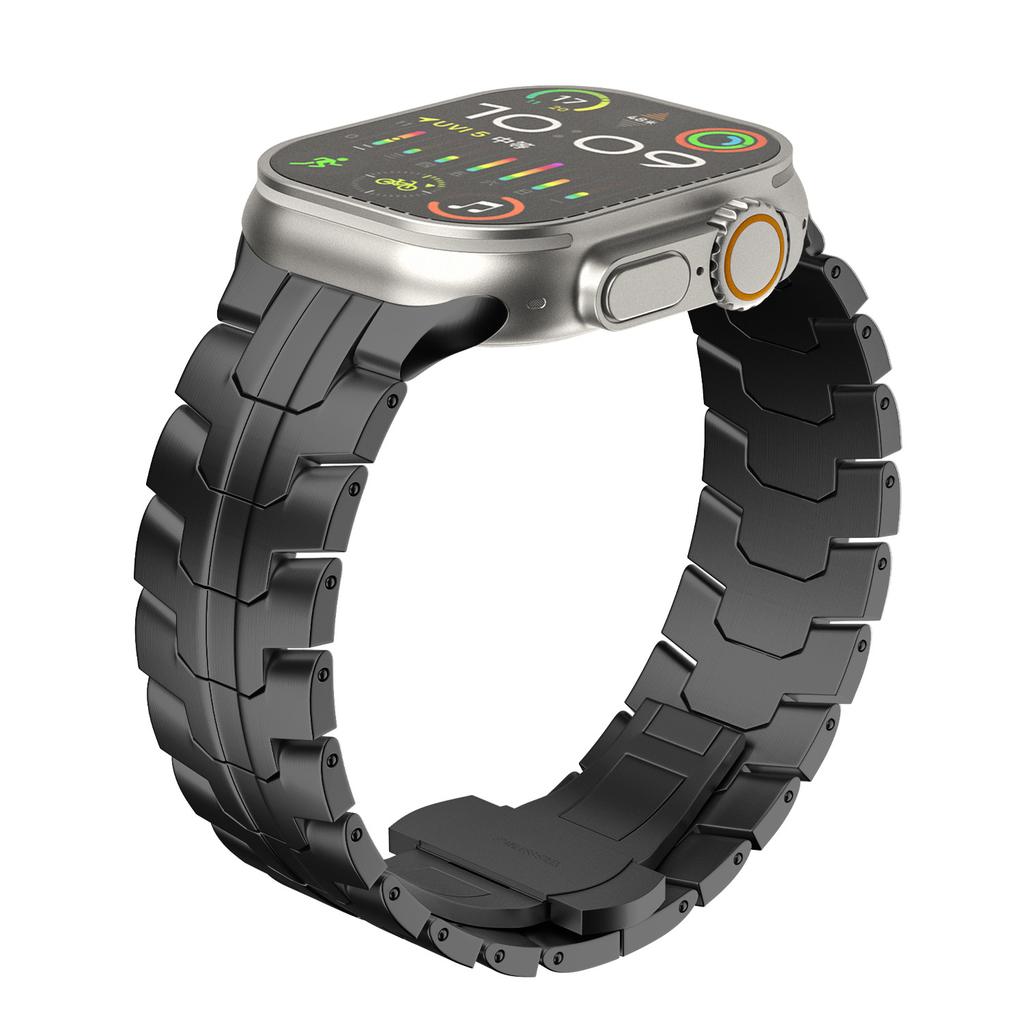 Для ремешка Apple Watch из нержавеющей стали, 10 ремешков для Apple Watch с быстрой заменой, металлический трехзвеньевой стальной ремешок для часов