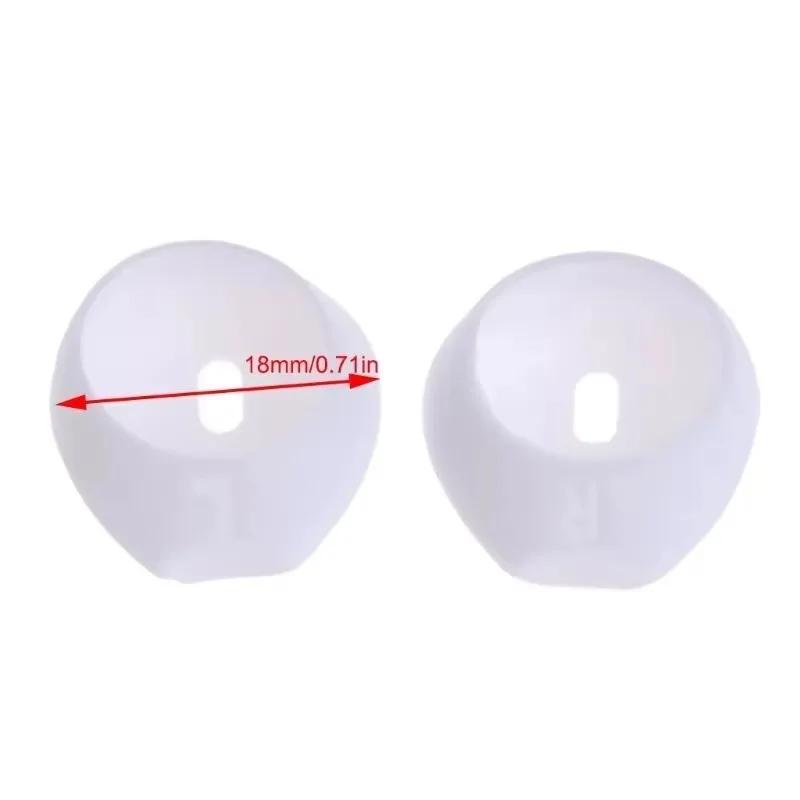Силиконовые насадки для AirPods 1/2 Замена Ультратонкие Резиновые Вкладыши Чехлы для Наушников Защита от Потери Заглушка для Ушей для Apple