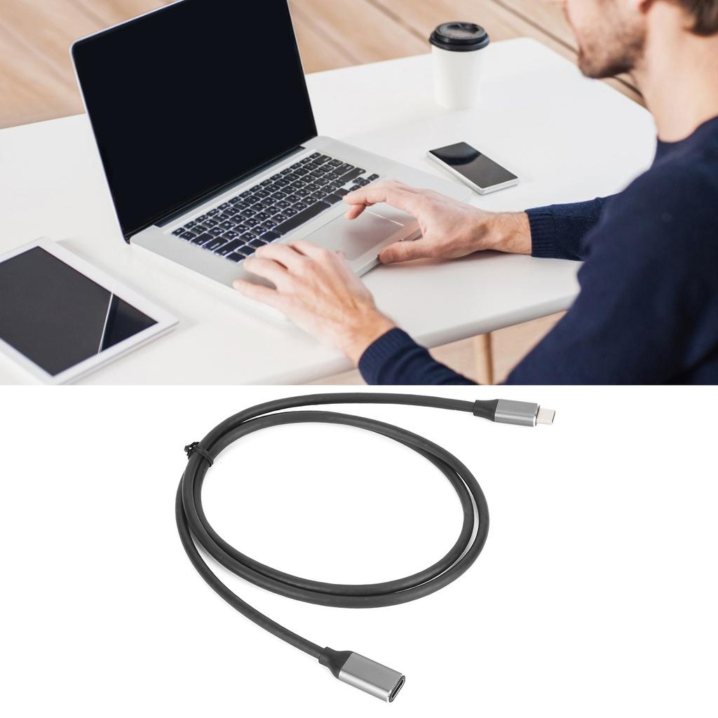 HD 4K USB 3.1 PD USB C Extension Cable Male to Female Type C Extender Cord 3A 60W