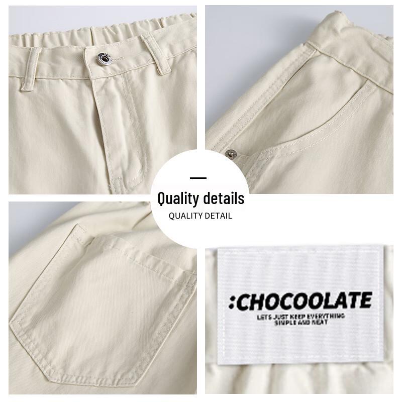 CHOCOOLATE Мужские джинсы широкого кроя в стиле хай-стрит