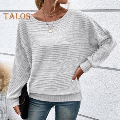 Женская футболка с круглым вырезом, однотонная футболка с длинным рукавом, свободный крой, осень-зима, повседневные пуловеры, топы