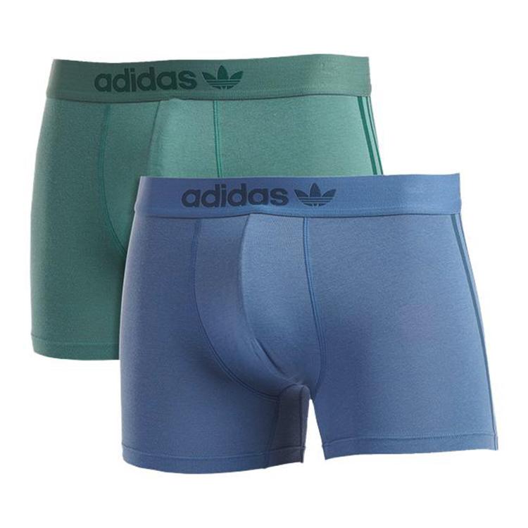 Adidas Трусы-боксеры Originals Logo Jacquard, 2 пары, мужское нижнее белье 4A4M51-951