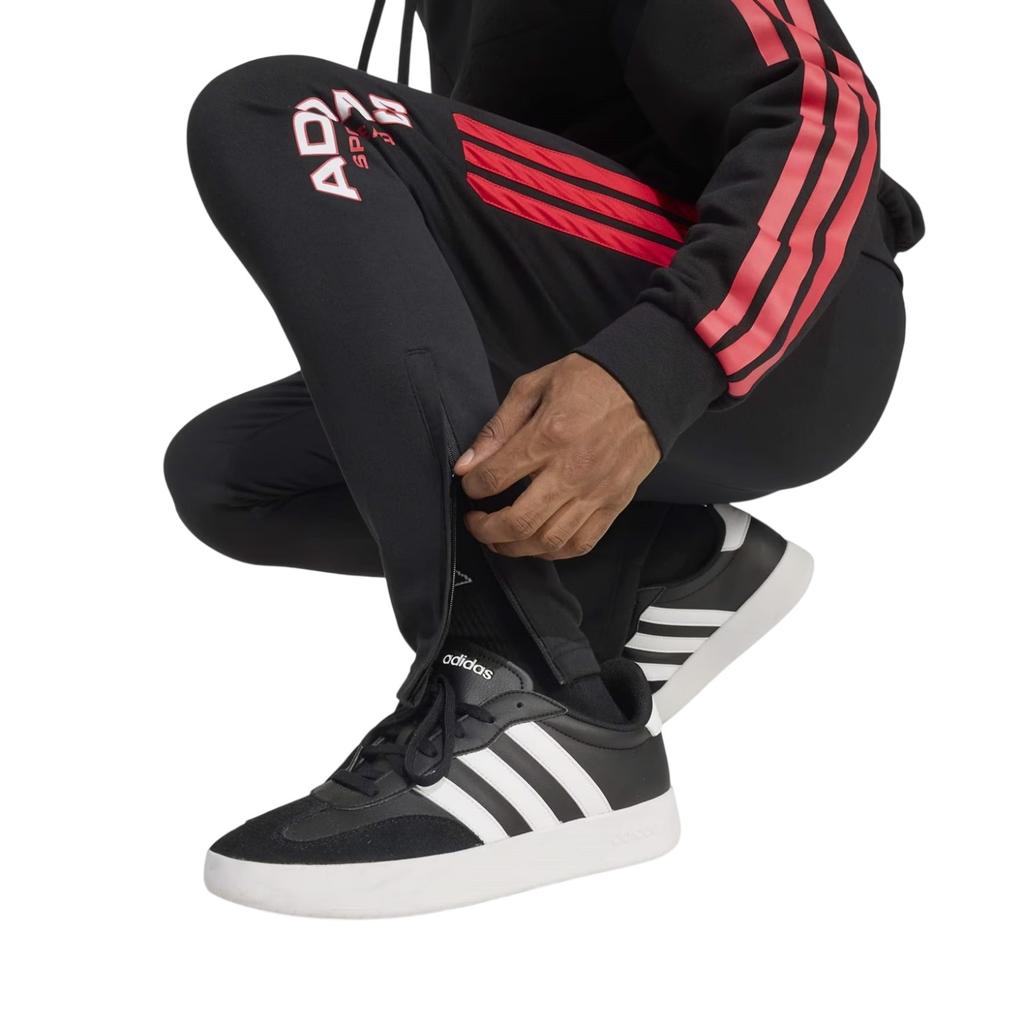 Adidas Mens Sportswear Fleece 3 Stripes Joggers