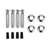 4PCS Car Door Pin Lock Knob Pull Pins Cover For Mitsubishi Ralliart ASX Galant Mirage L200 EVO Xpander Pajero HZ8