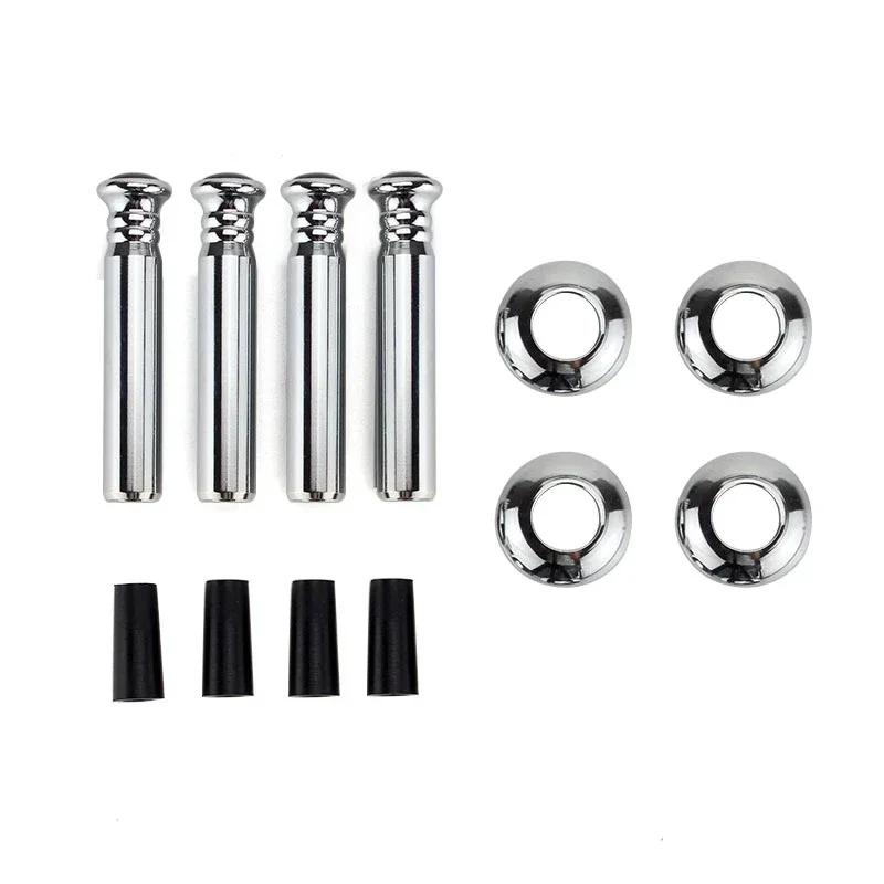 4PCS Car Door Pin Lock Knob Pull Pins Cover For Mitsubishi Ralliart ASX Galant Mirage L200 EVO Xpander Pajero HZ8