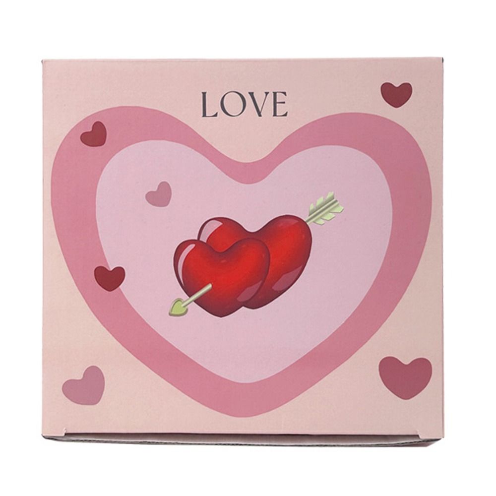 Креативная коробка для демонстрации ювелирных изделий Пылезащитная подарочная коробка на День святого Валентина Футляр для серег Браслет/Кольцо