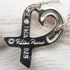 Used TIFFANY&Co. Necklace Loving heart Silver925 2.8g Silver Paloma Picasso