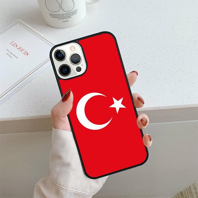 Республика Турция Реалистичный чехол-флаг для телефона iPhone 17 Air 13 12 14 15 16 Чехол для Apple Pro Max Plus