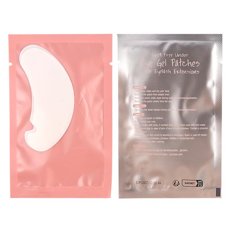 U-образные гидрогелевые нетканые патчи для изоляции ресниц для наращивания