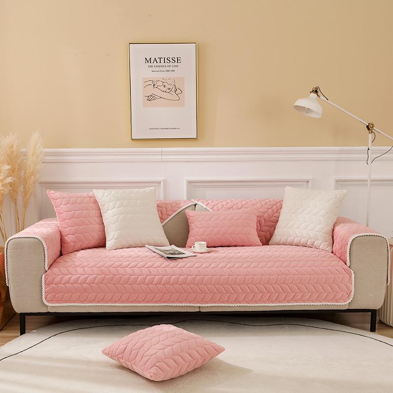 Factory Goods, Family Cool Ns Sofa Cushion, Simple Seat Cushion, Autumn And Winter Plush Sofa Cover, Retro Sofa Towel
